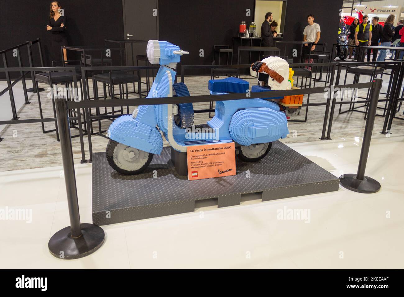 Motorbike and accessories exposed at EICMA, international motorcycle