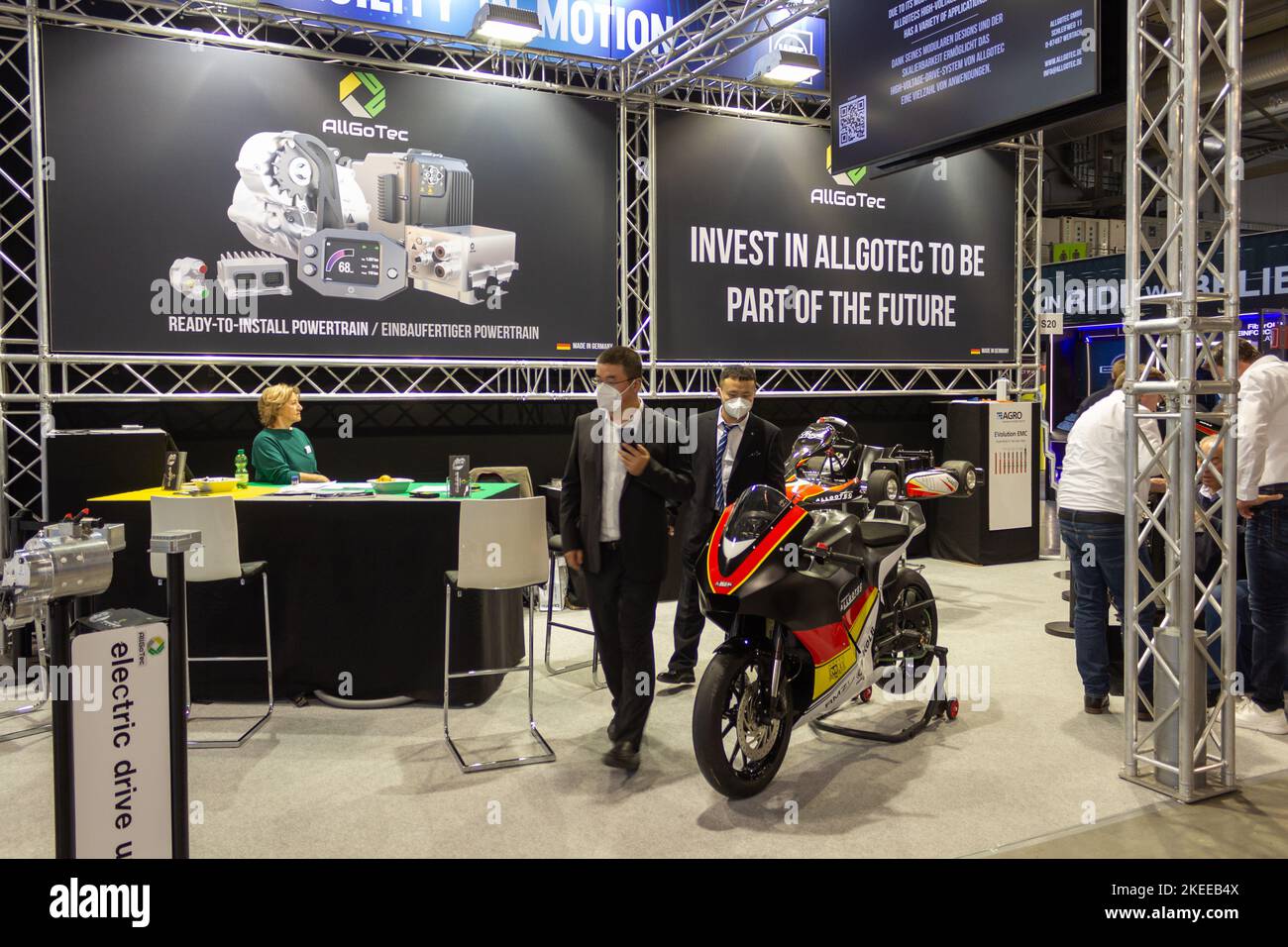 Motorbike and accessories exposed at EICMA, international motorcycle