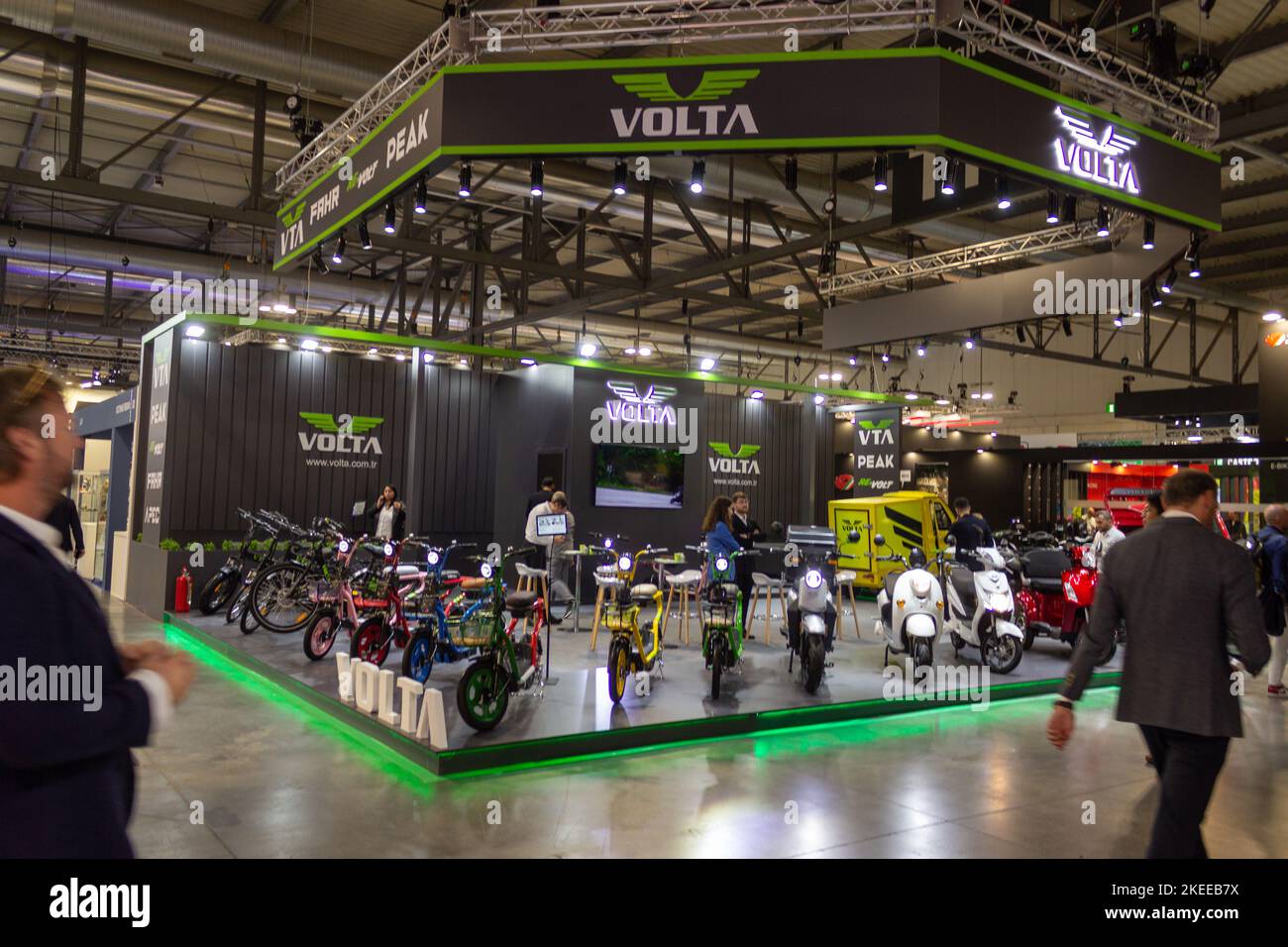 Motorbike and accessories exposed at EICMA, international motorcycle