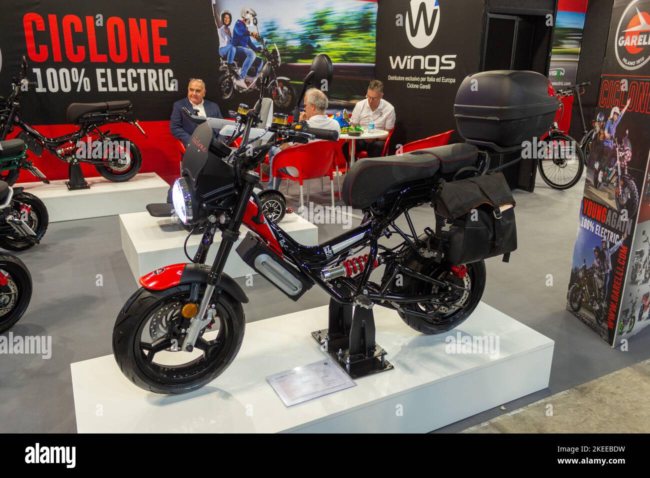 Motorbike and accessories exposed at EICMA, international motorcycle