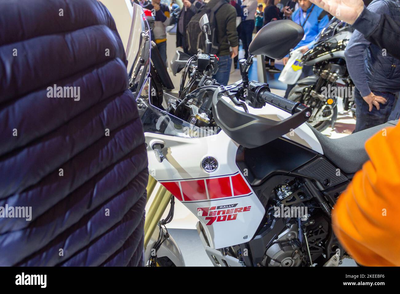 Motorbike and accessories exposed at EICMA, international motorcycle