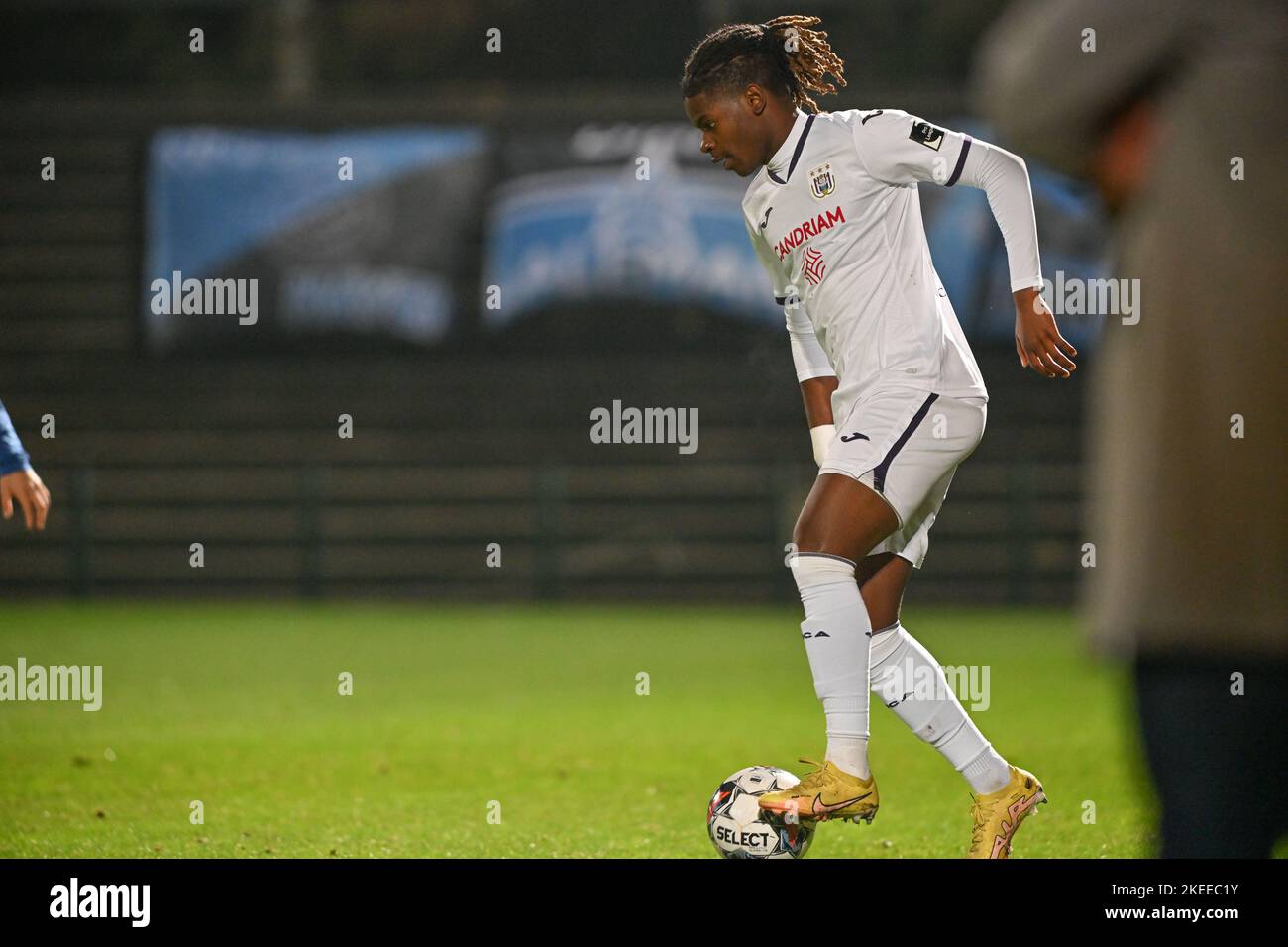 NEERPEDE, BELGIUM - AUGUST 04 : Enock Agyei during the photoshoot of Rsc  Anderlecht Futures on