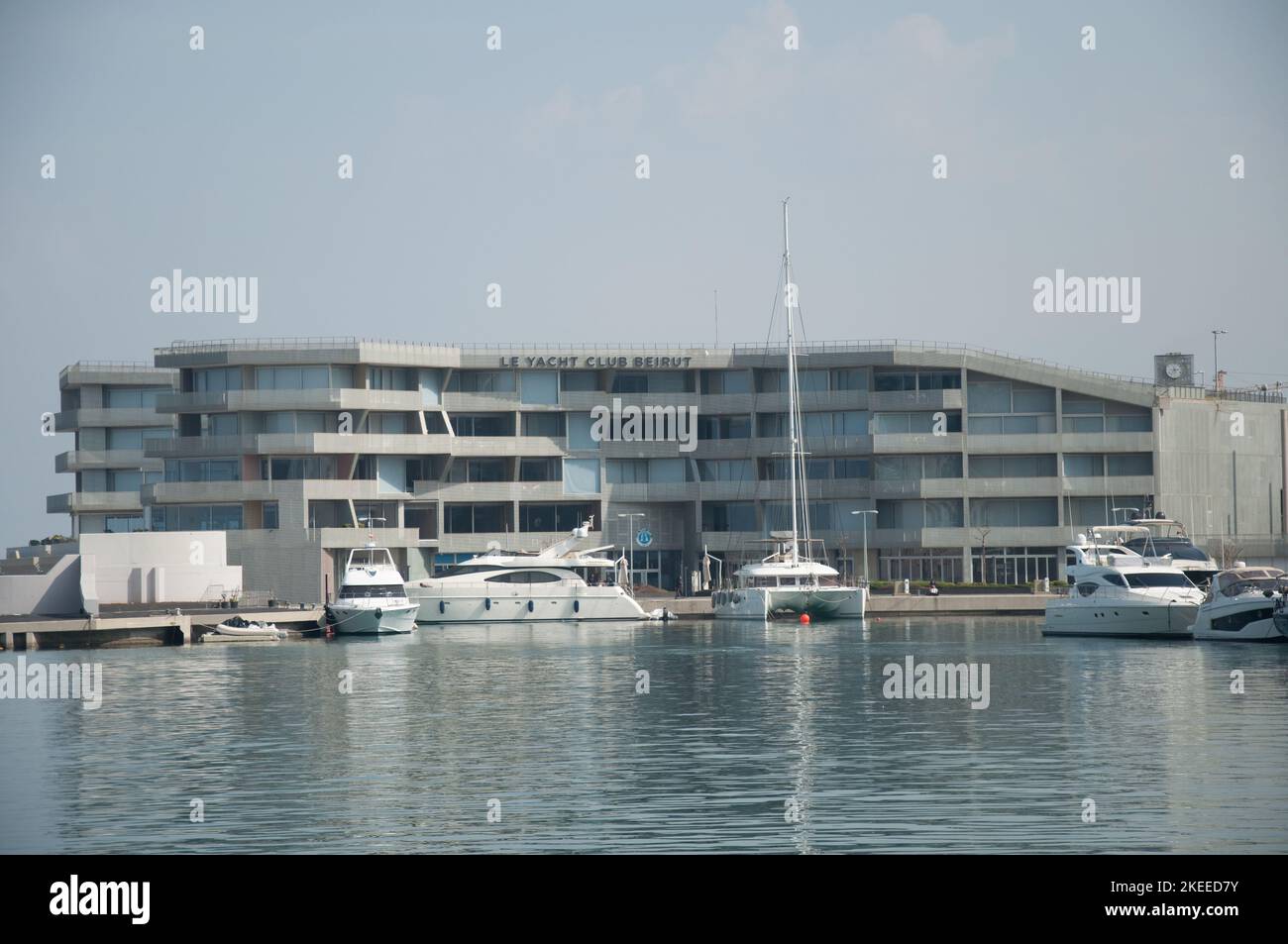 The Yacht Club Beirut and Marina, Beirut, Lebanon, Middle East Stock