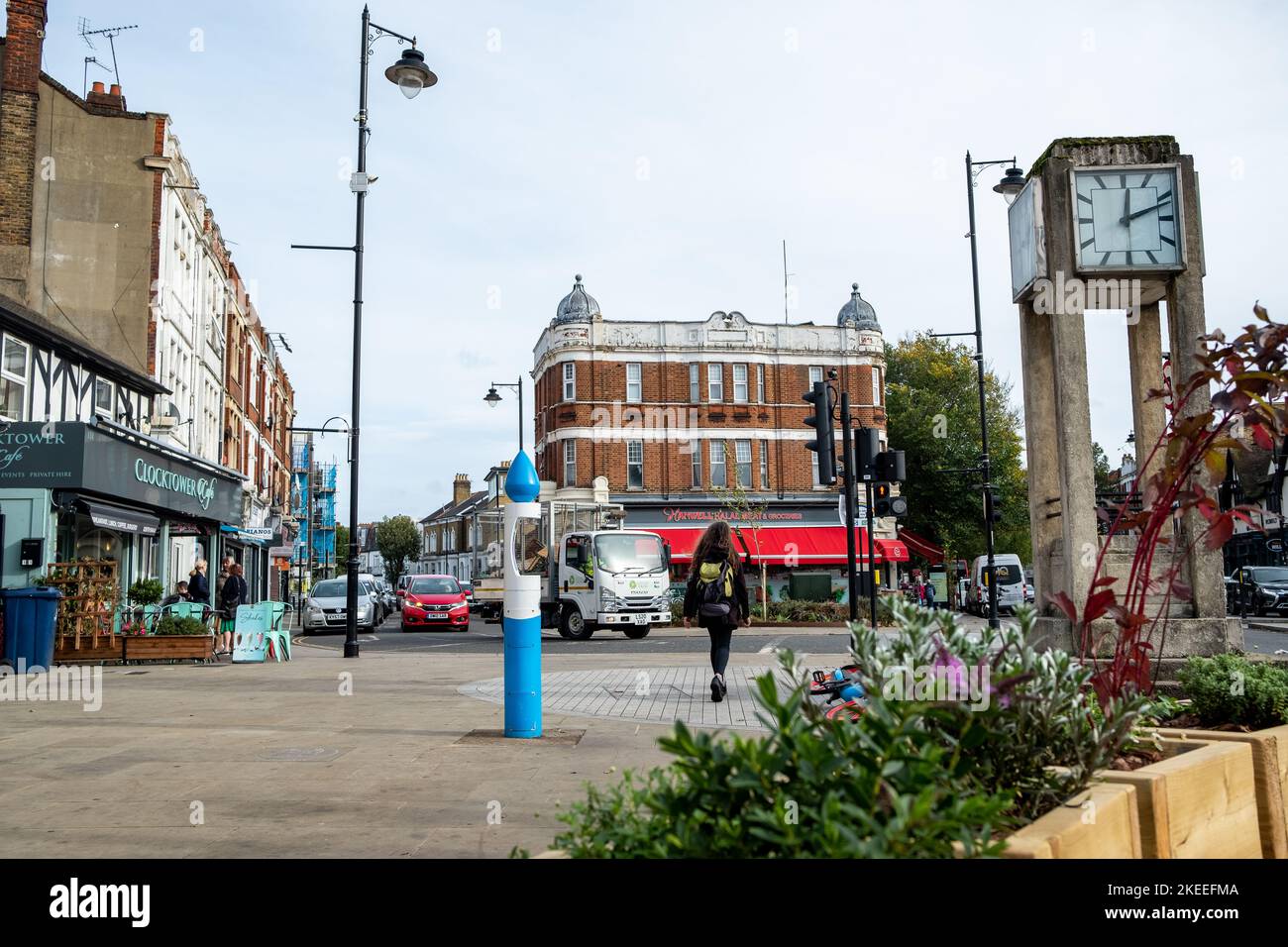 London November 2022 The Clock Tower on Uxbridge Road, an historical