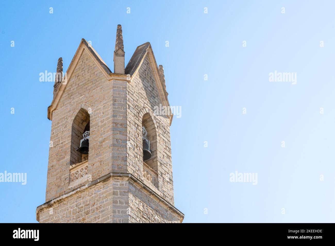 An exterior view of La Purisima Catholic Church in Monterrey, Mexico in