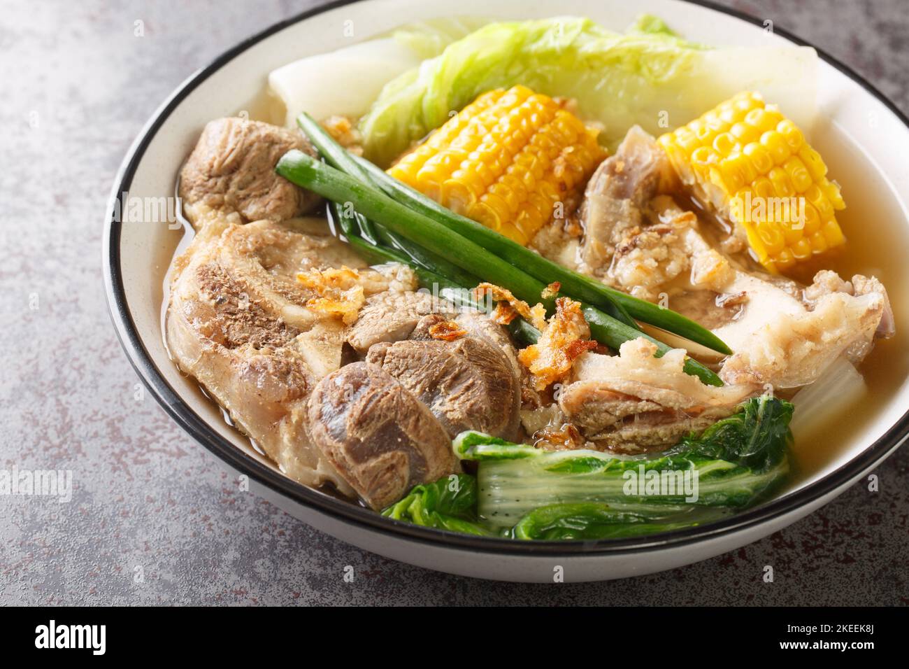 Bulalo is a beef dish from the Philippines soup made by cooking beef
