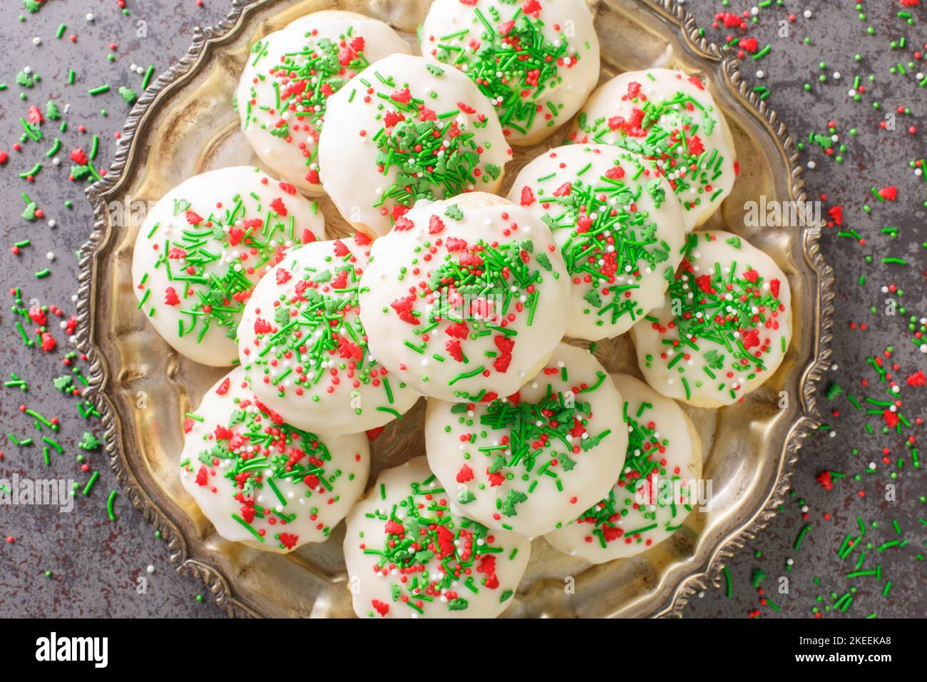 delicious Italian Christmas cookies have a buttery shortbread flavour