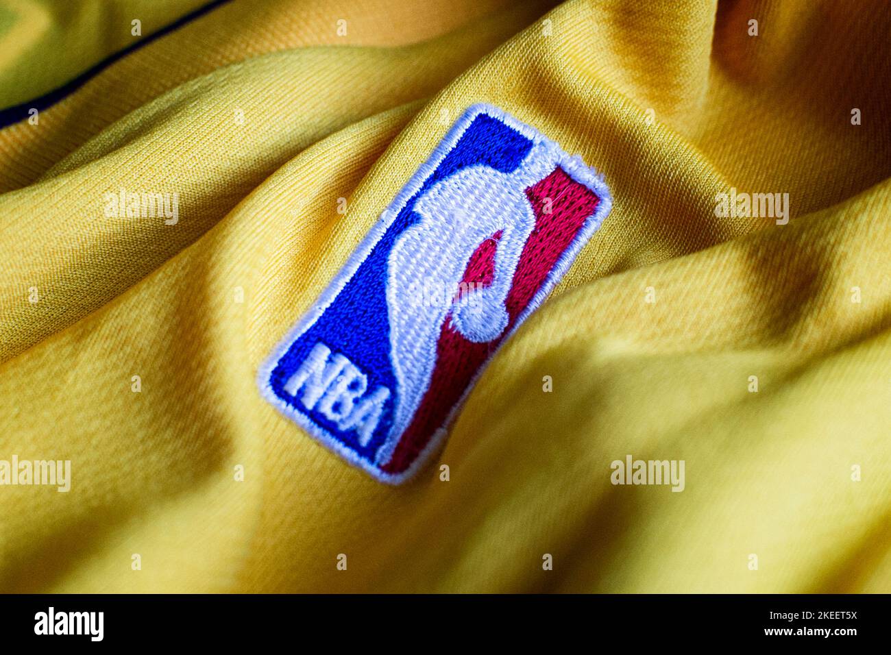Los angeles lakers jersey hi-res stock photography and images - Alamy