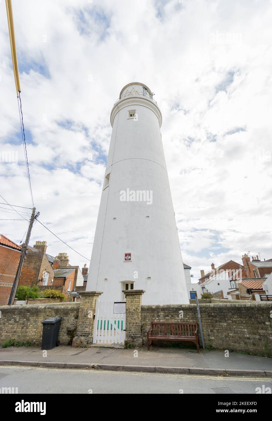 Land based lighthouse Southwold Suffolk 2022 Stock Photo