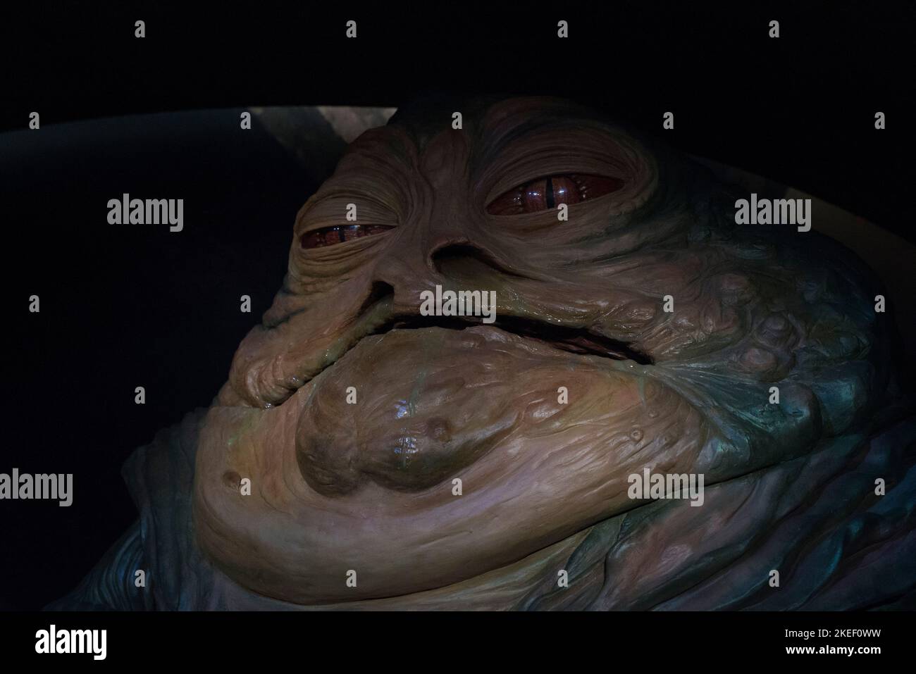 Jabba wax figure at Madame Tussaud's Stock Photo