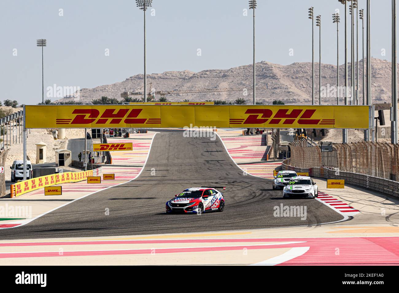 18 MONTEIRO Tiago (PRT), LIQUI MOLY Team Engstler, Honda Civic Type R TCR, action during the WTCR - Race of Bahrain 2022, 8th round of the 2022 FIA World Touring Car Cup, on the Bahrain International Circuit from November 10 to 12 in Sakhir, Bahrain - Photo Alexandre Guillaumot / DPPI Stock Photo