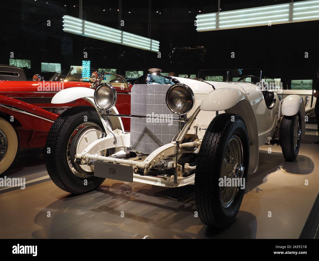 Ancienne voiture mécanique Mercedes SSK 1928 Micro Racer SCHUCO W.GERMANY 1950