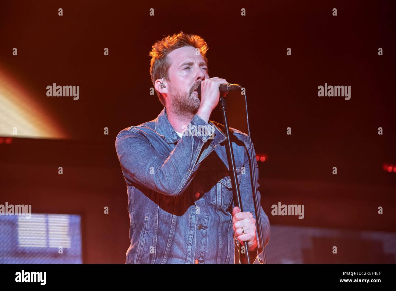 Photographs of Kaiser Chiefs performing at the OVO Hydro in Glasgow on the 11th November 2022 Stock Photo