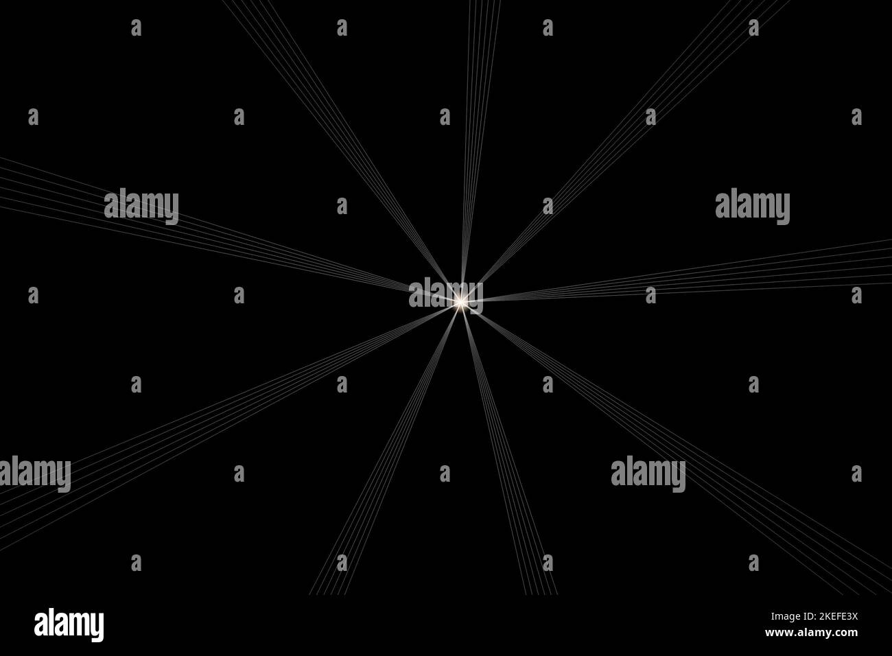 Pin light with star shape on a dark background for a perfect overlay to enhance skies or