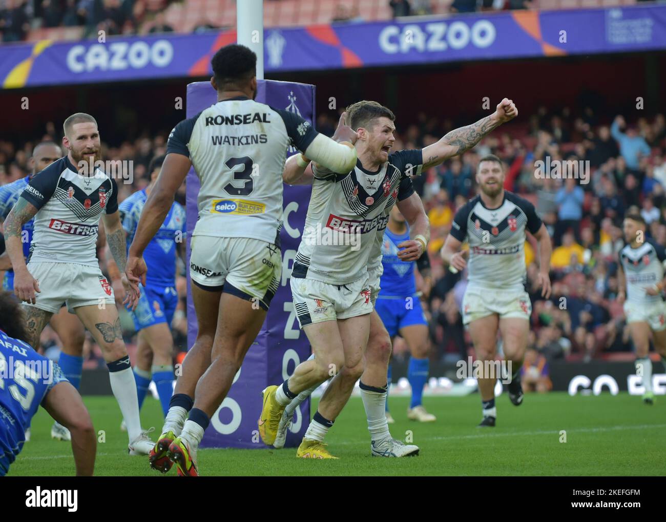 Action from the final of the rugby league world cup hi-res stock photography and images