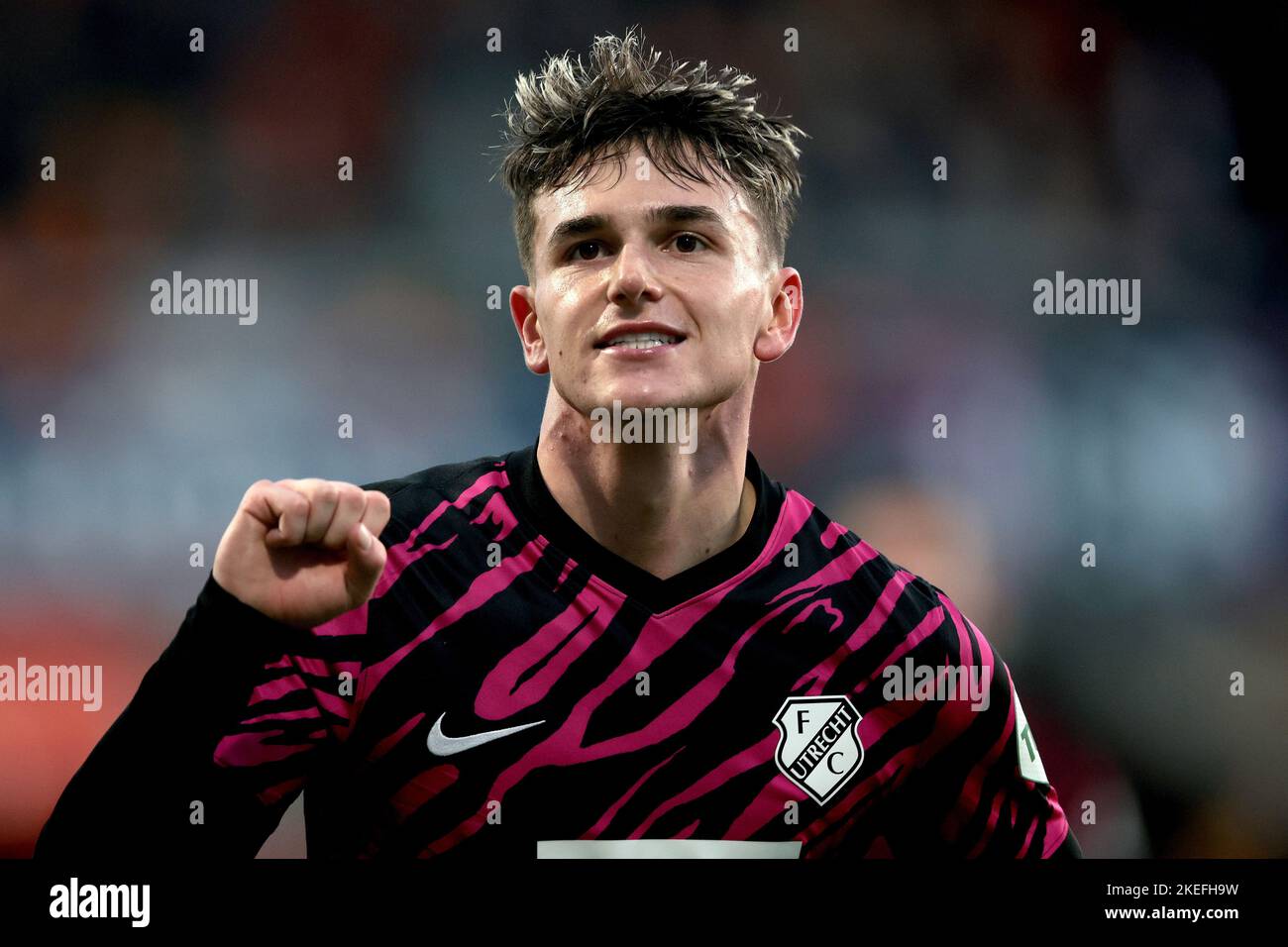 VOLENDAM - Taylor Booth of FC Utrecht celebrates the 0-1 during the