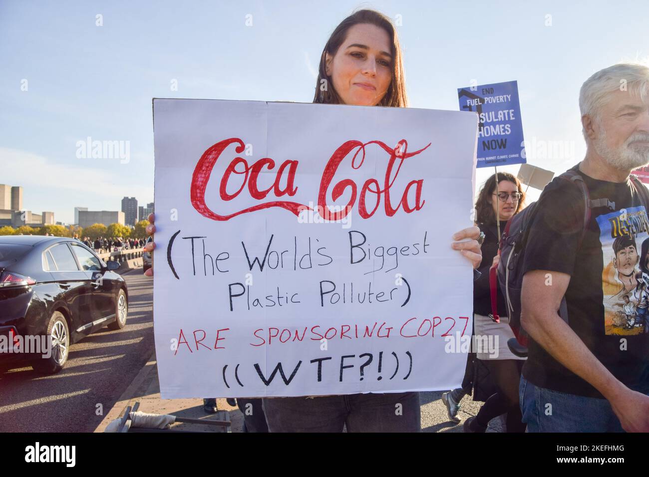 Protesting Coca Cola Coca cola uk headquarters hi-res stock photography and images - Alamy