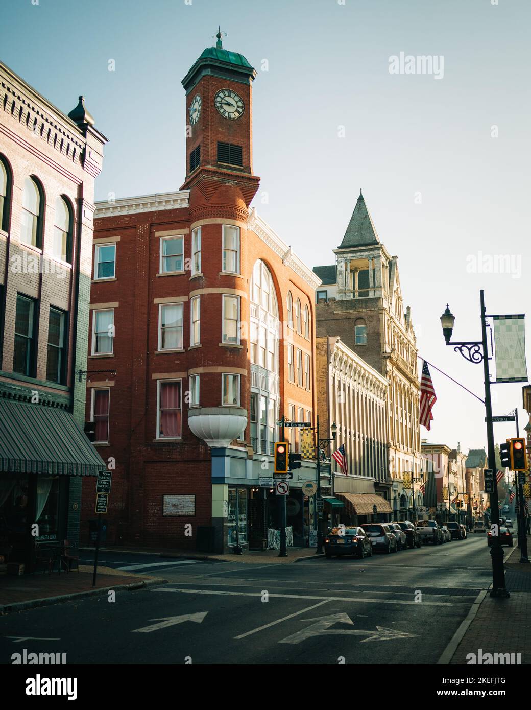 Historic architecture in downtown, Staunton, Virginia Stock Photo Alamy