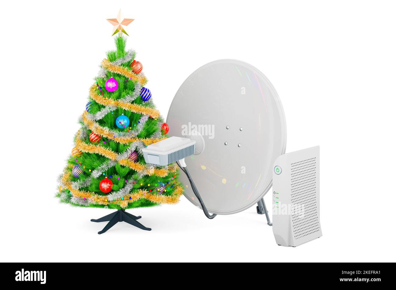 Satellite dish tree Cut Out Stock Images & Pictures Alamy