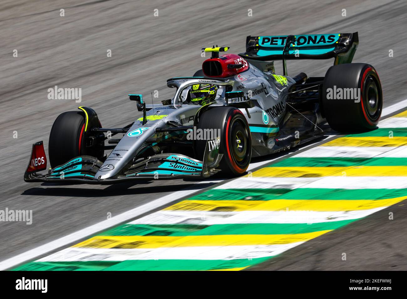 Sao Paulo, Brazil. 12 Novewmber, 2022. Lewis Hamilton (GBR) Mercedes AMG F1 W13. 12.11.2022