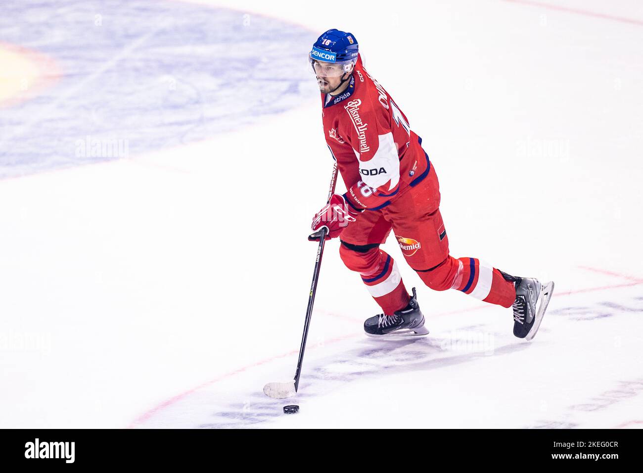 TURKU, FINLAND NOVEMBER 12 Tomas Dvorak of Czech Republic during the Karjala Cup 2022 game