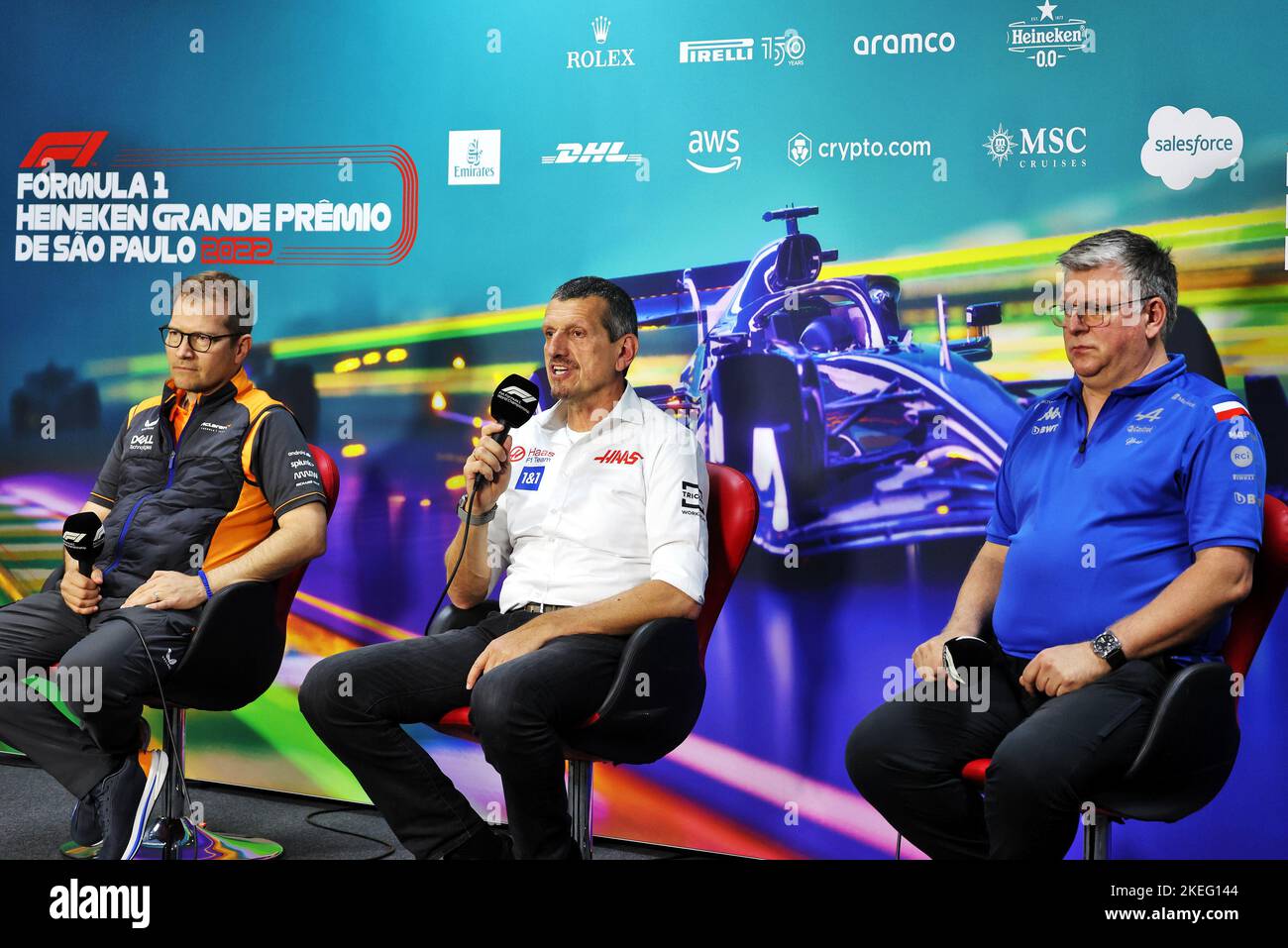 F1 - 2022 SAO PAULO GRAND PRIX - THURSDAY PRESS CONFERENCE