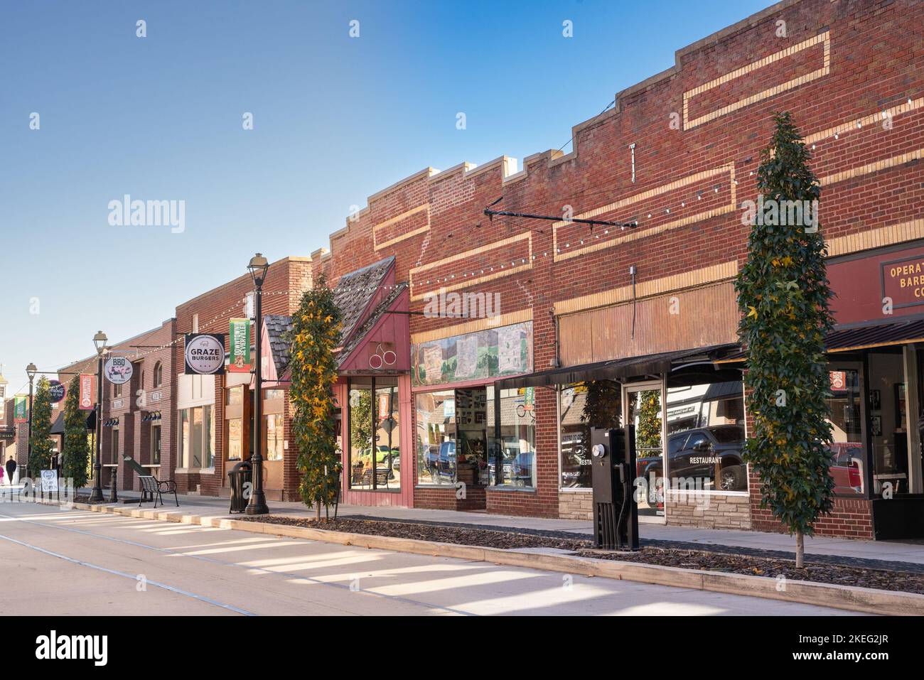Sevierville, Tennessee October 27, 2022 View of historic downtown