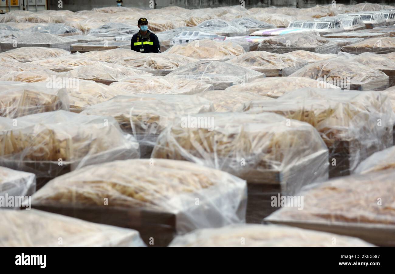 Hong Kong customs has seized almost 50 tonnes of dried seafood valued