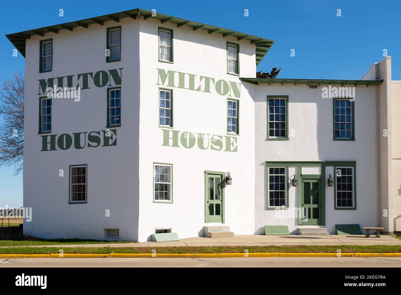 Milton, Wisconsin United States November 7th, 2022 The exterior of