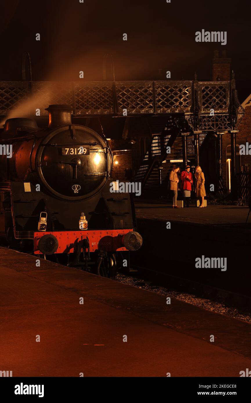 "73129" at Swanwick Junction Stock Photo Alamy