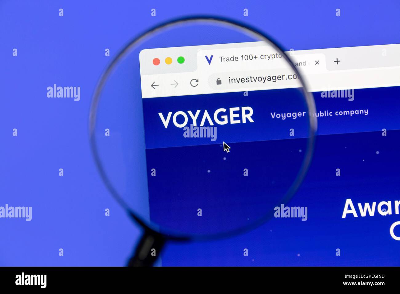 Voyager token logo hi-res stock photography and images - Alamy