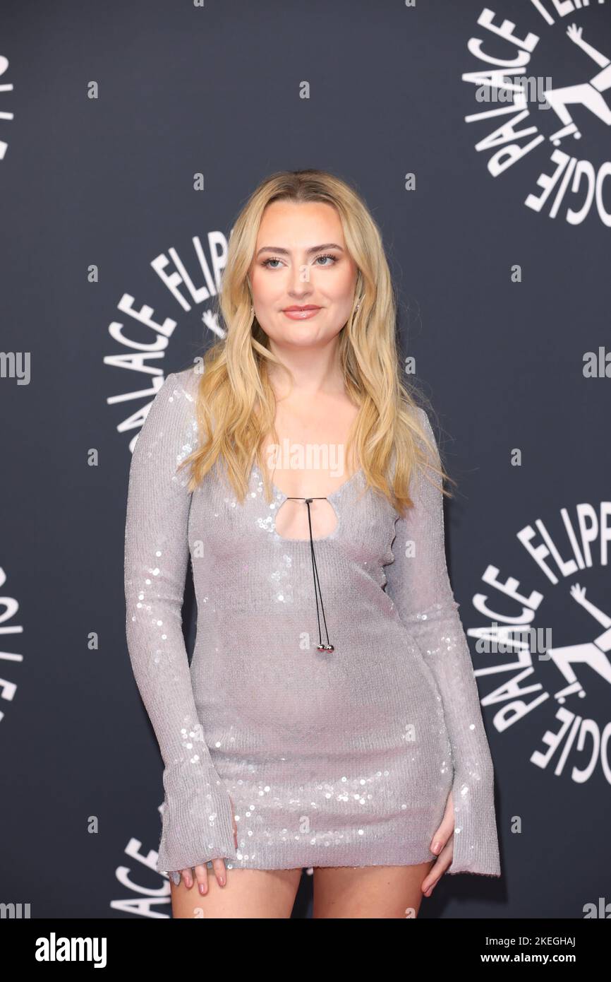 Amelia Dimoldenberg attends the opening of Flipper's Roller Boogie
