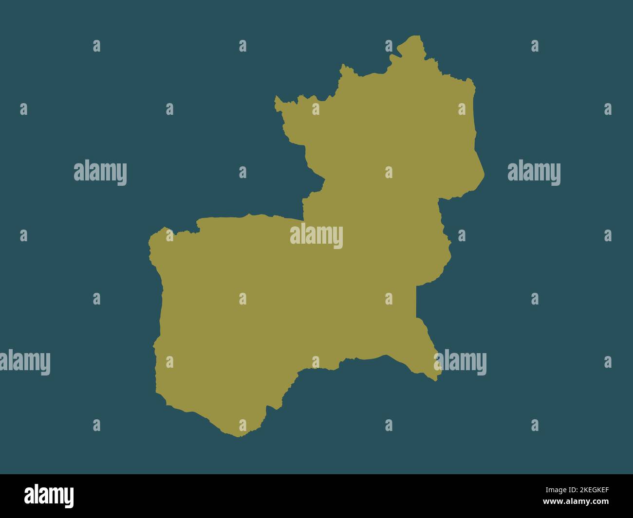 Stng Treng, province of Cambodia. Solid color shape Stock Photo - Alamy