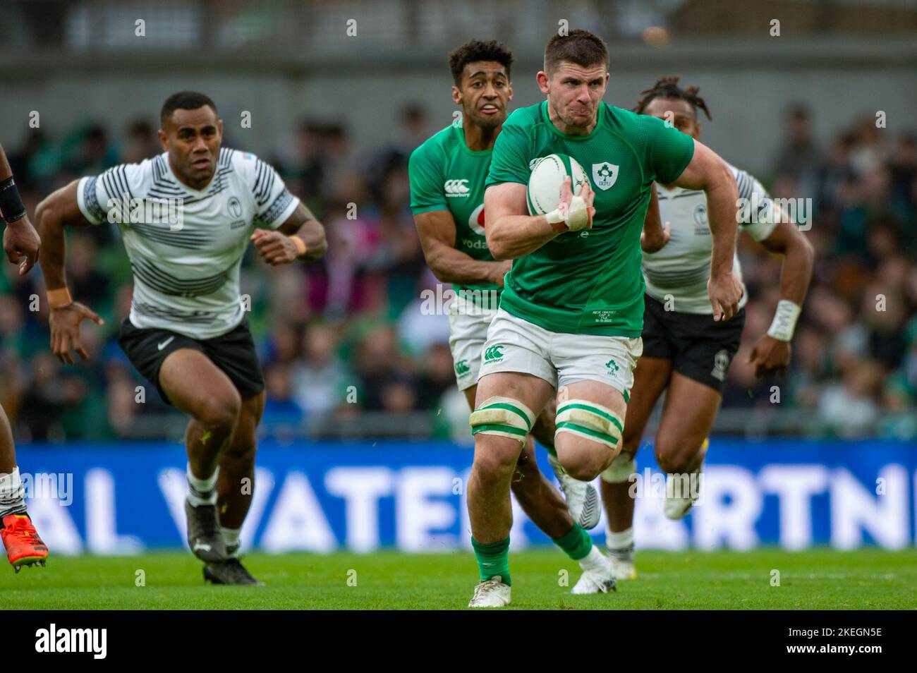 during the Bank of Ireland Nations Series match between Ireland and Fiji at Aviva Stadium in Dublin, Ireland on November 12, 2022 (Photo by Andrew SURMA/ Credit: Sipa USA/Alamy Live News Stock Photo