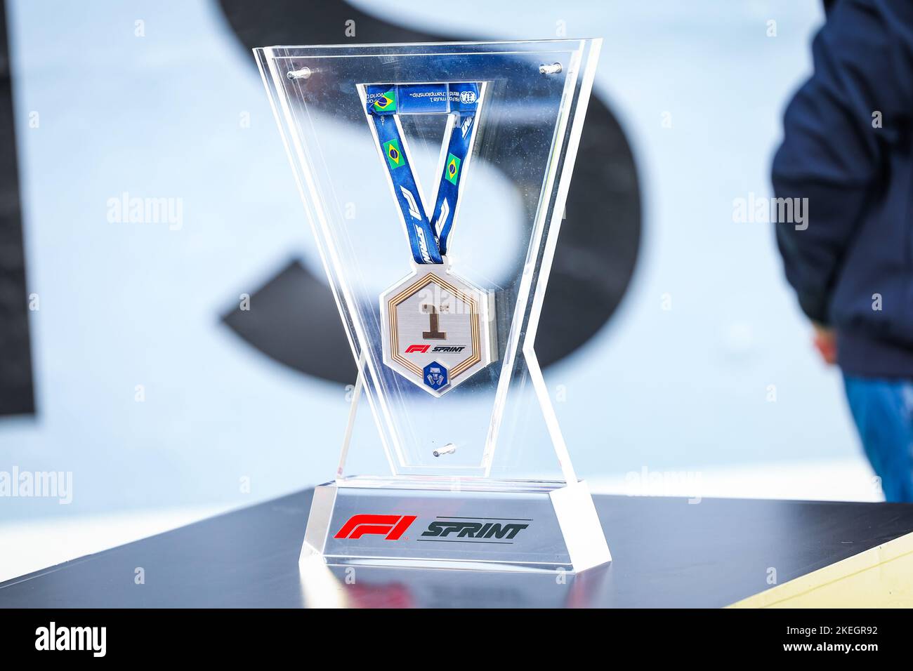 F1 championship trophy hi-res stock photography and images - Alamy