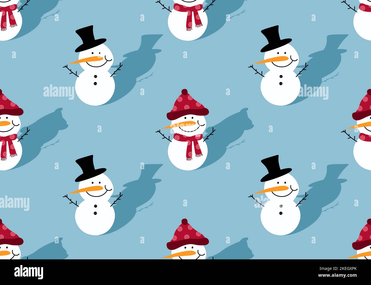 Pattern Print Snowflake Snowman Luggage Cover Protector