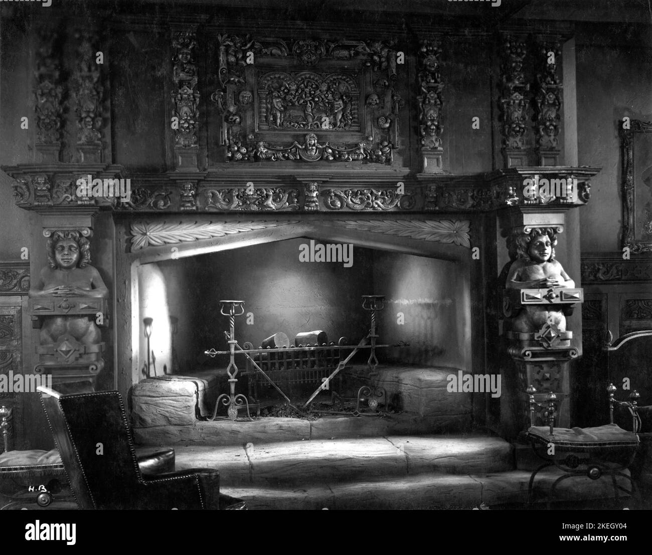 Set Still Reference Photo for THE HOUND OF THE BASKERVILLES 1931