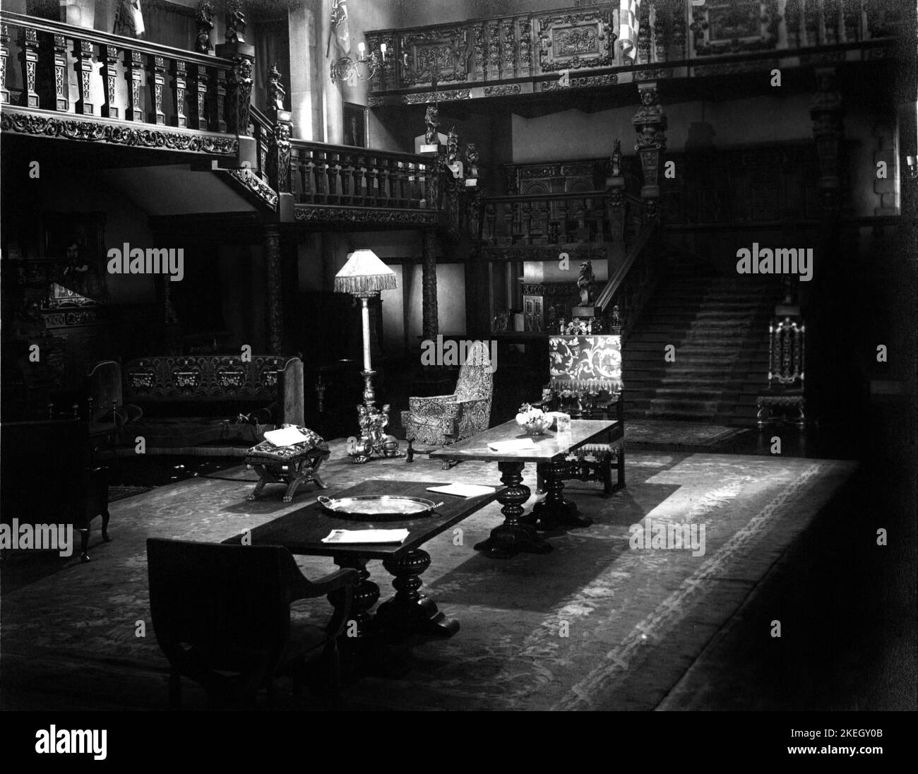 Set Still Reference Photo for THE HOUND OF THE BASKERVILLES 1931