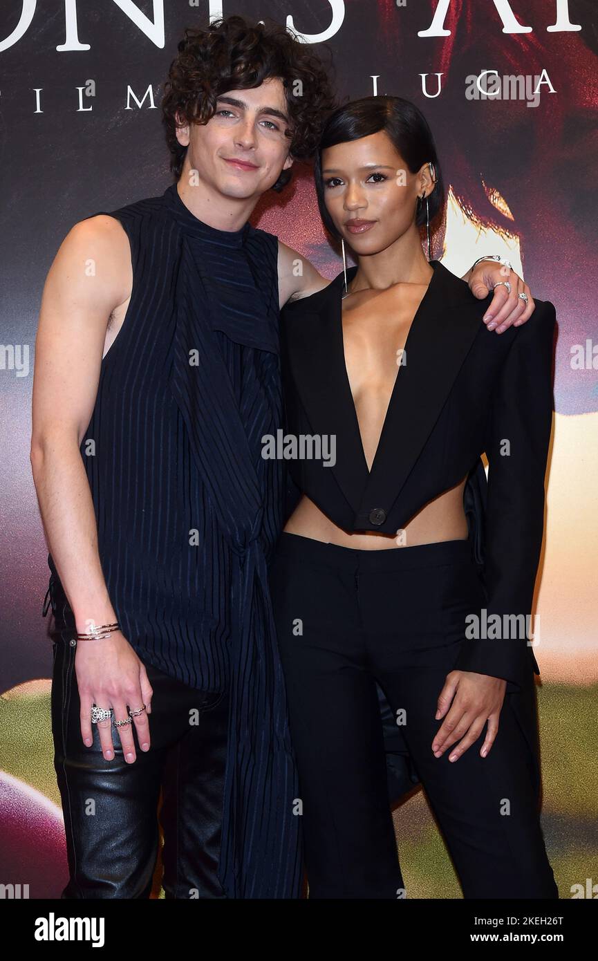 Milan, Italy. 12th Nov, 2022. Milan, Red Carpet preview of the film