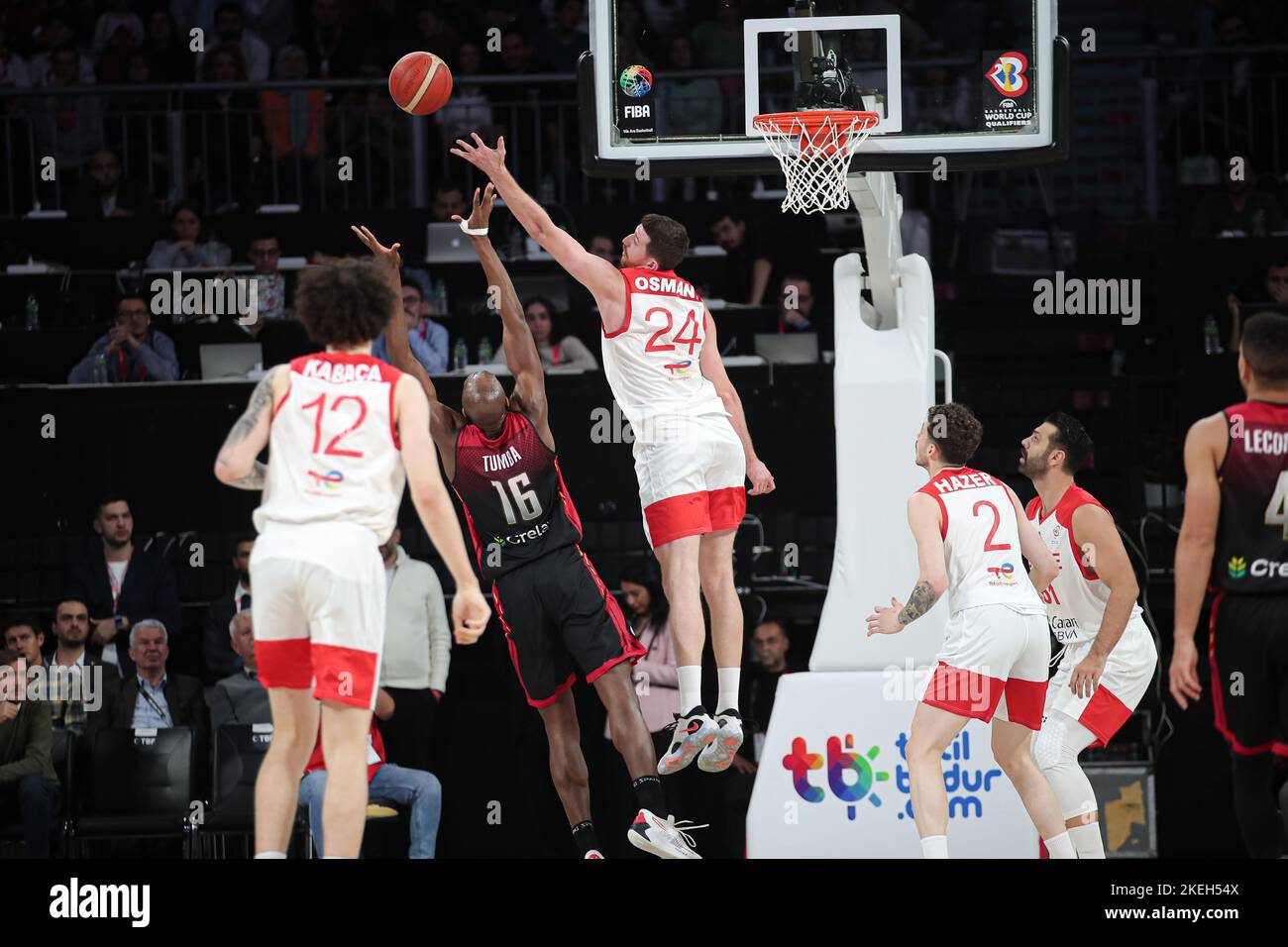 2023 World Championship Qualifiers. Turkey Belgium Game Stock Photo