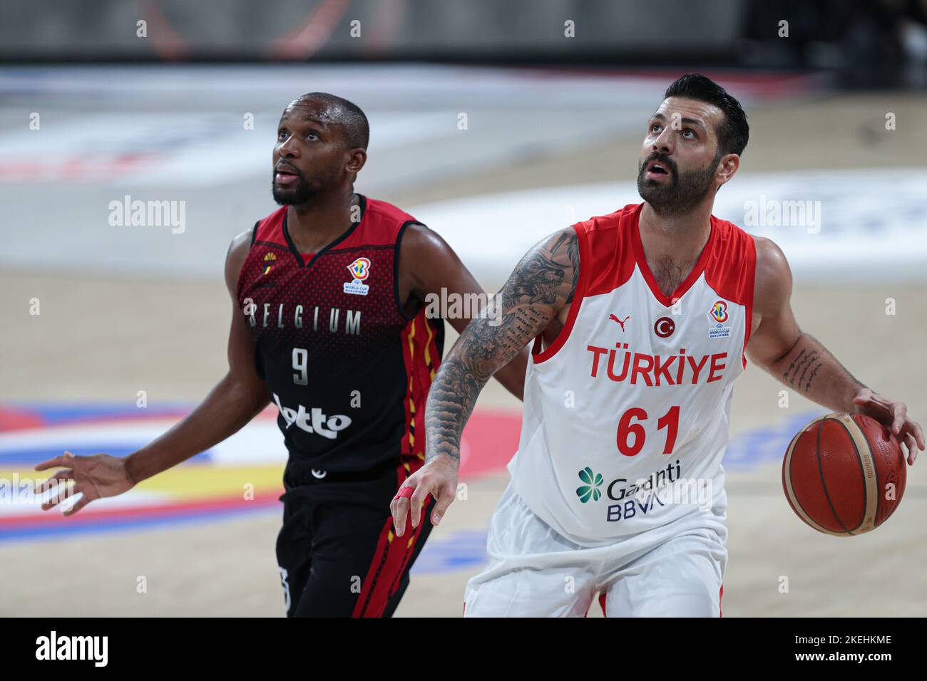 2023 World Championship Qualifiers. Turkey - Belgium Game Stock Photo