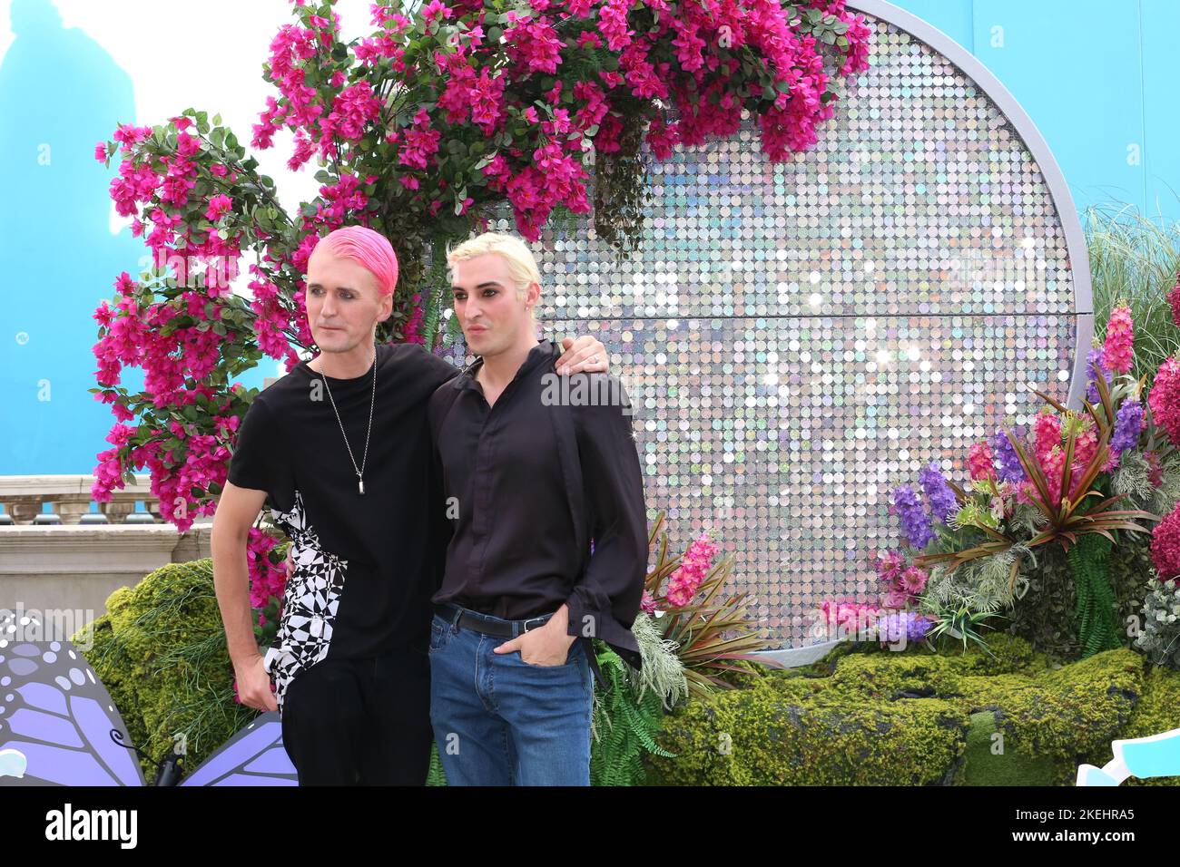 Gareth Pugh and Carson McColl attend the opening Party for 'This Bright