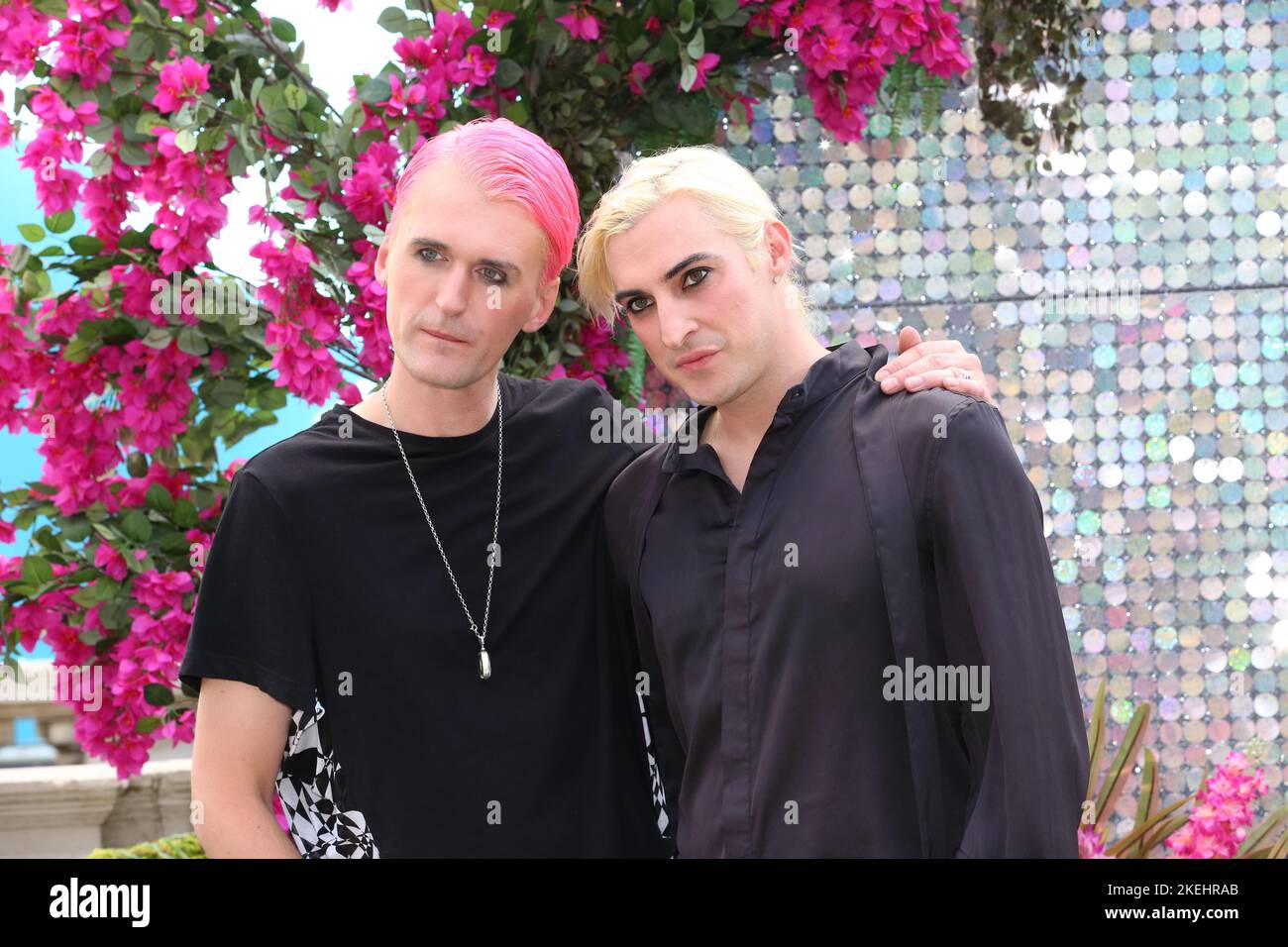 Gareth Pugh and Carson McColl  attend the opening Party for 'This Bright Land' at Somerset House - a summer celebration of community and culture curat Stock Photo