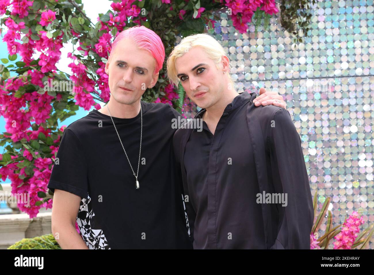 Gareth Pugh and Carson McColl  attend the opening Party for 'This Bright Land' at Somerset House - a summer celebration of community and culture curat Stock Photo