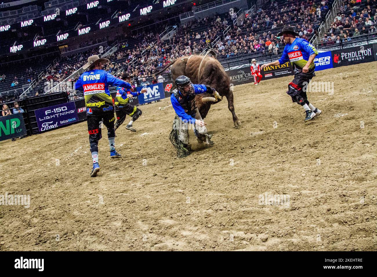 Canadian national professional bull riding championships hi-res stock ...