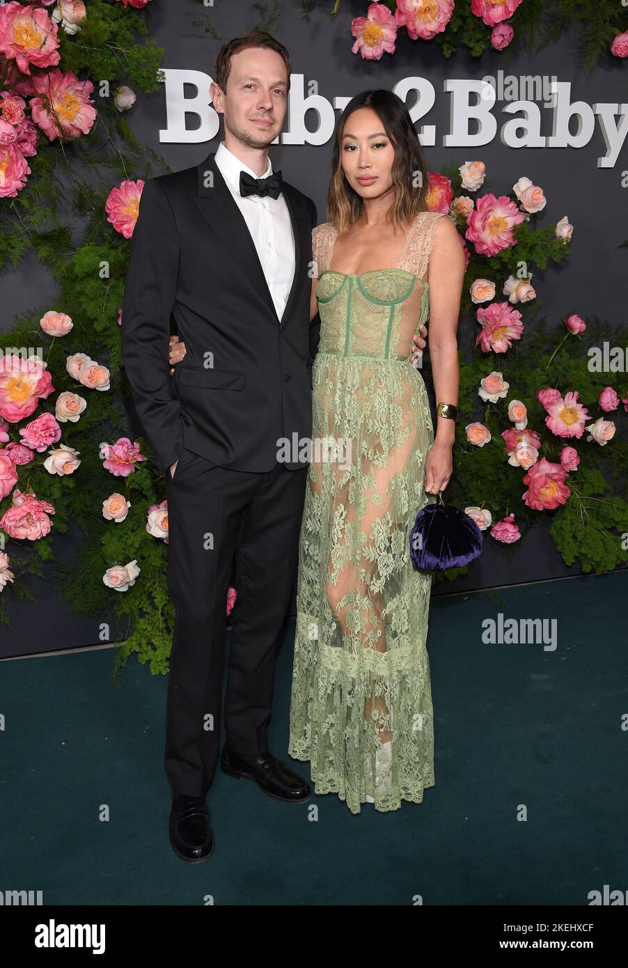 West Hollywood, California, USA. 12th Nov, 2022. Aimee Song and Jacopo(02)