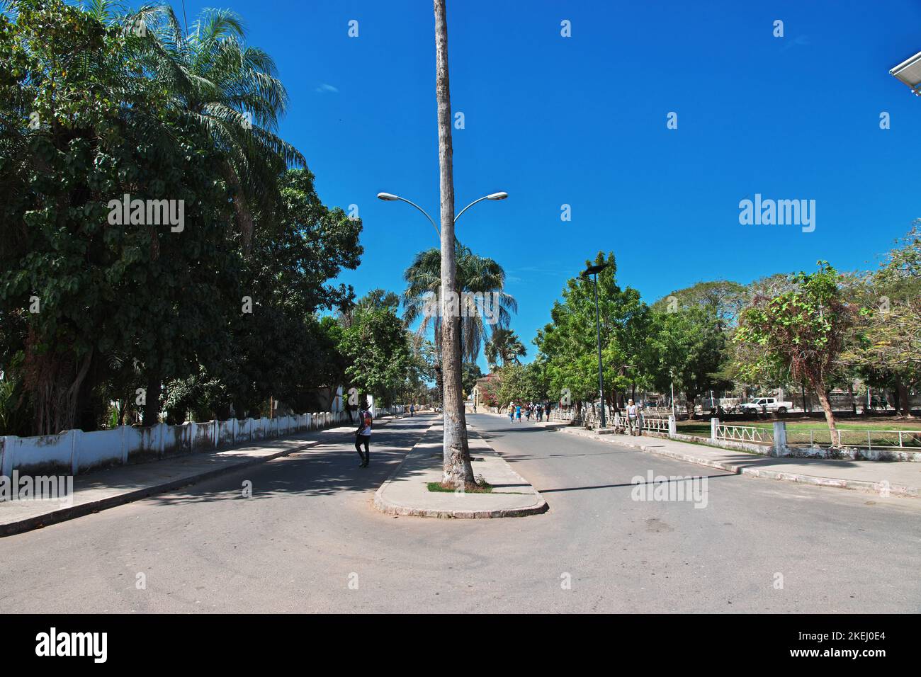 Street in Ziguinchor, South Senegal, West Africa Stock Photo - Alamy