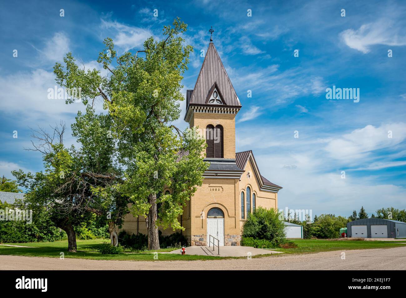 Knox United Church in SK, built in 1905 Stock Photo Alamy