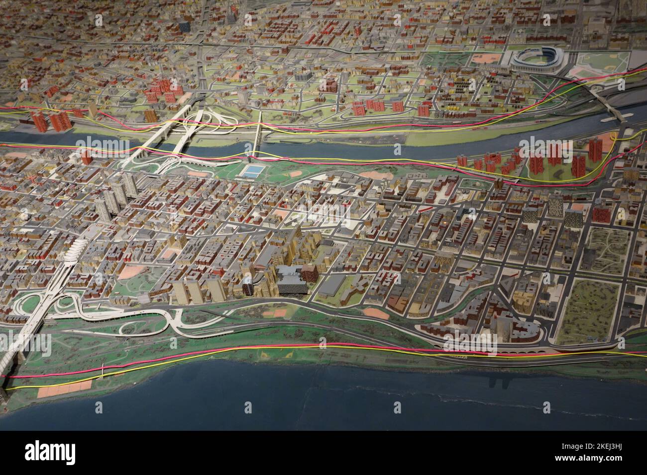 The Panorama of the City of New York is an urban model of New York City