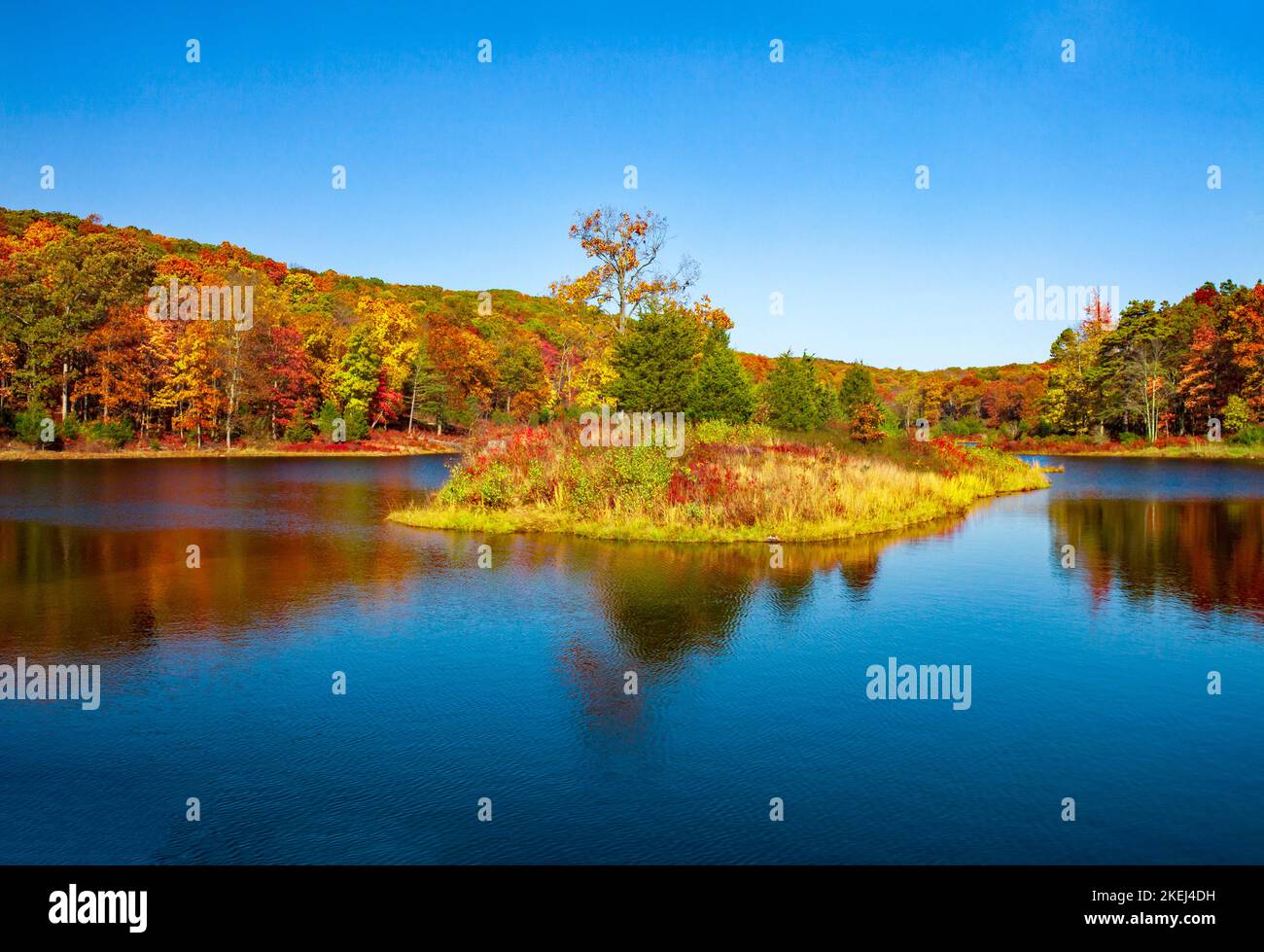 Blue Mountain Lake, New Jersey, just off the Appalachian Trail, was